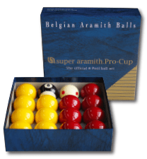 Jeu de billes Aramith Pool Pro-Cup