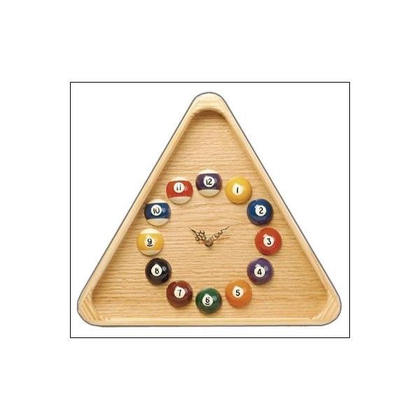 P254254 Horloge Triangle Pool Balls