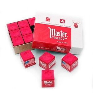 Craie de billard Master - boite de 12