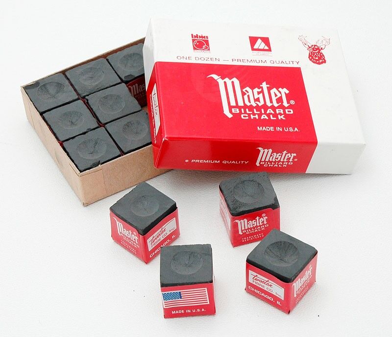 Craie de billard Master - boite de 12