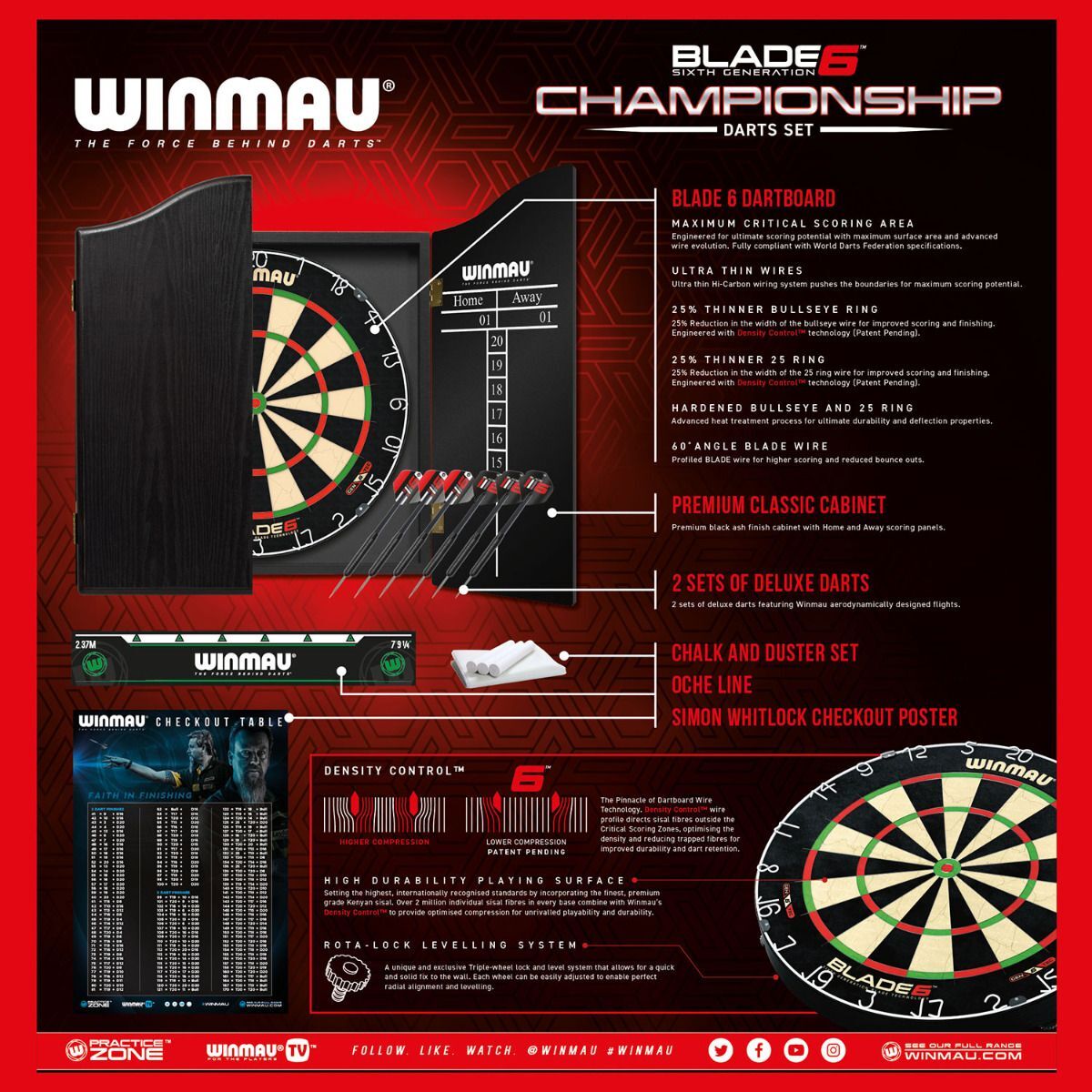 Jeu de fléchettes Winmau – Image 3