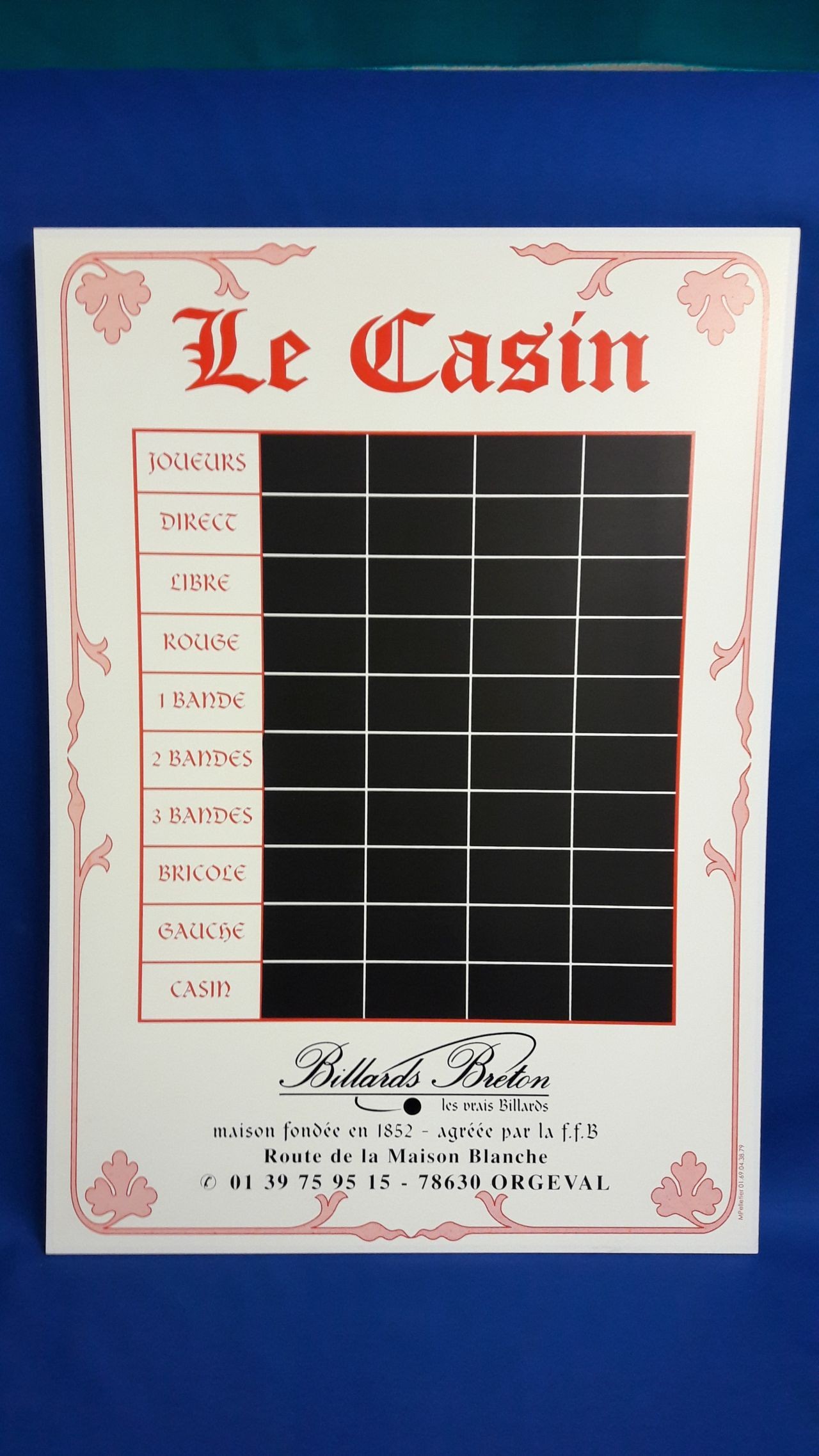 P208208 Tableau De Casin