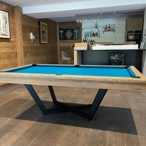 Prisme avec cadre de bande modèle DAUPHIN en chêne vieillit, drap