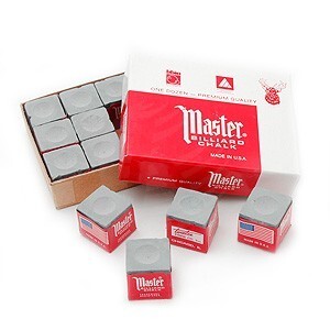 Craie de billard Master - boite de 12
