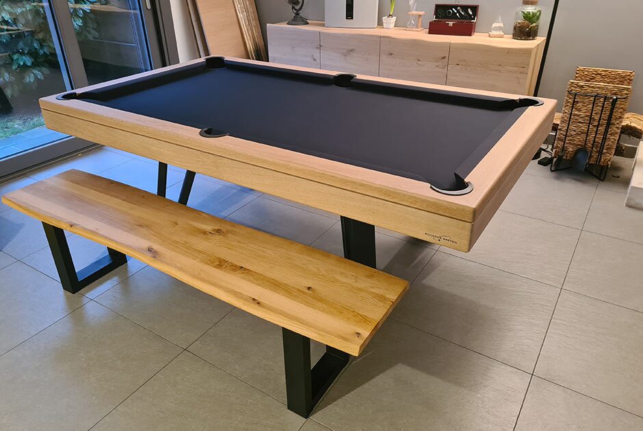 Billard Osmoz bois et drap noir Billards Bréton