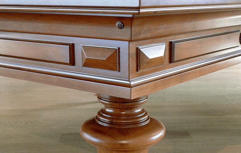 Pied de table de billard "Tradition" sign&eacute;e Bilards Br&eacute;ton