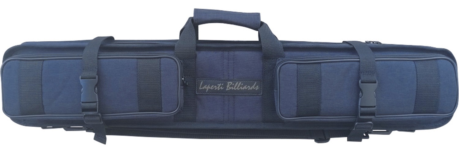 Etui de queue de billard Laperti Bleu 4x8