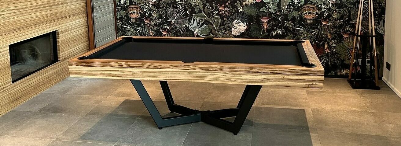 Prisme 210 Pietement Noir Et Zebrano