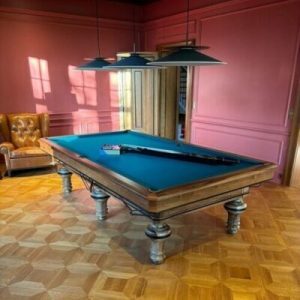 Billard snooker tradition en Noyer de France massif