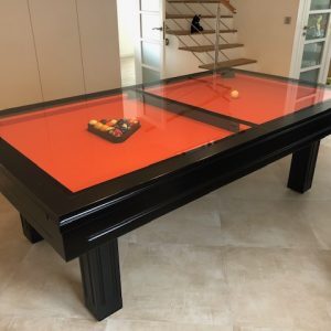 Billard equinoxe design noir et orange