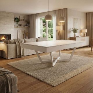 prisme plateau table blanc