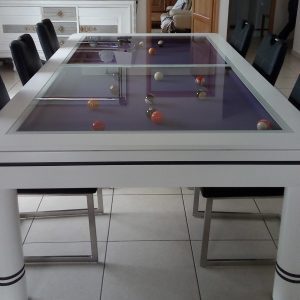 Billard Breton mod&egrave;le verso convertible en table de salon