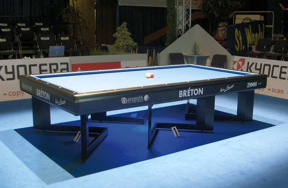 Table de billard 2001 comp&eacute;tition de Billards Br&eacute;ton