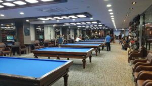 salle de billard francais en Corée