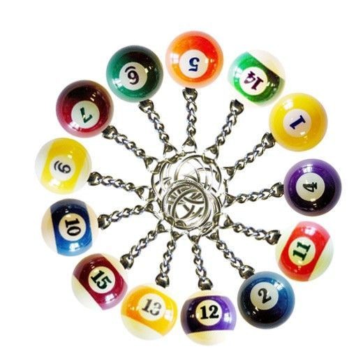 Porte clé bille de billard