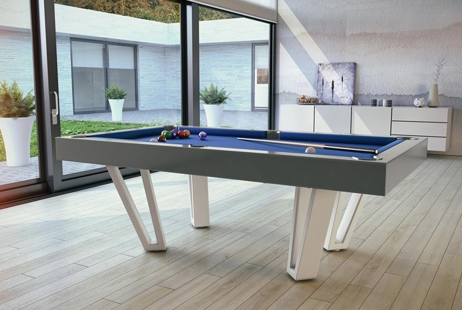 Billard modèle Osmoz avec les pieds blancs