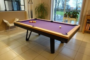 Billar Osmoz avec drap violet Billards Bréton