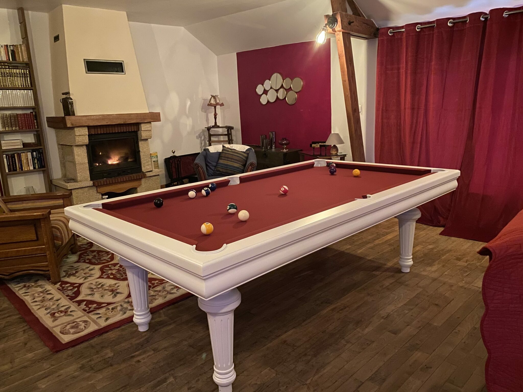 Billard américain bois tradition