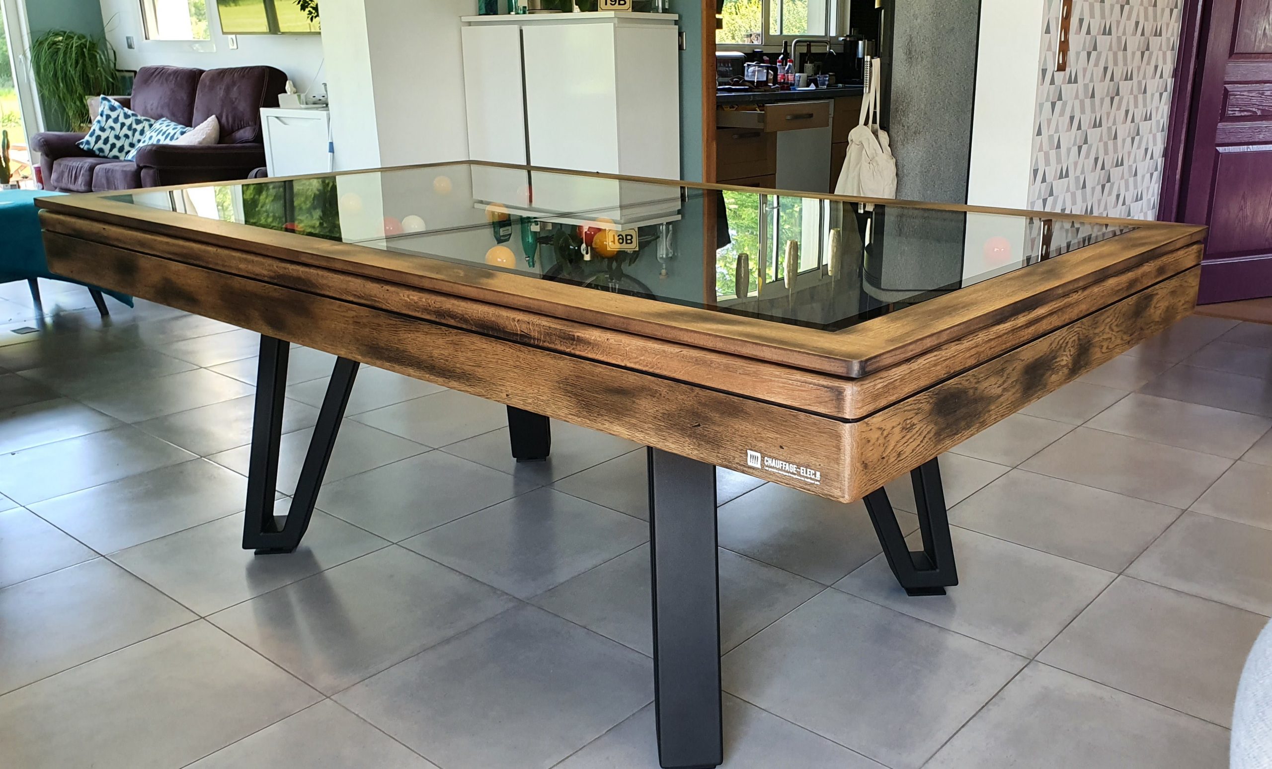 Billard style industriel
