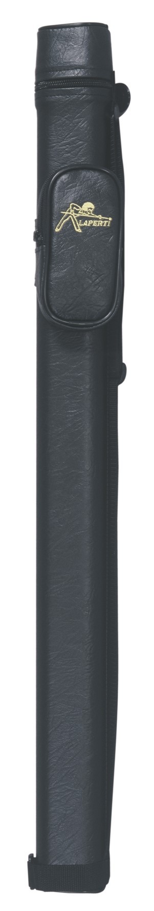 P1313 Etui De Queue De Billard Laperti Noir Rigide Avec Poche 1 Queue