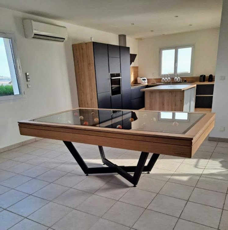 Billard Prisme Plateau Verre
