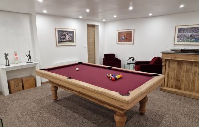 Pacha 2m40 chene naturel table billard américain