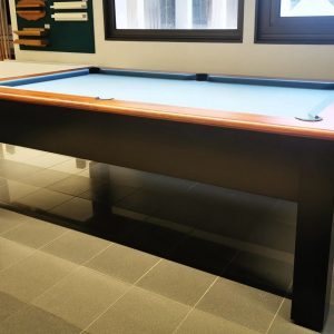 Blackball 2m10 contemporain finition noire et merisier
