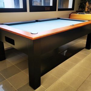 Blackball 2m10 contemporain finition noire et merisier